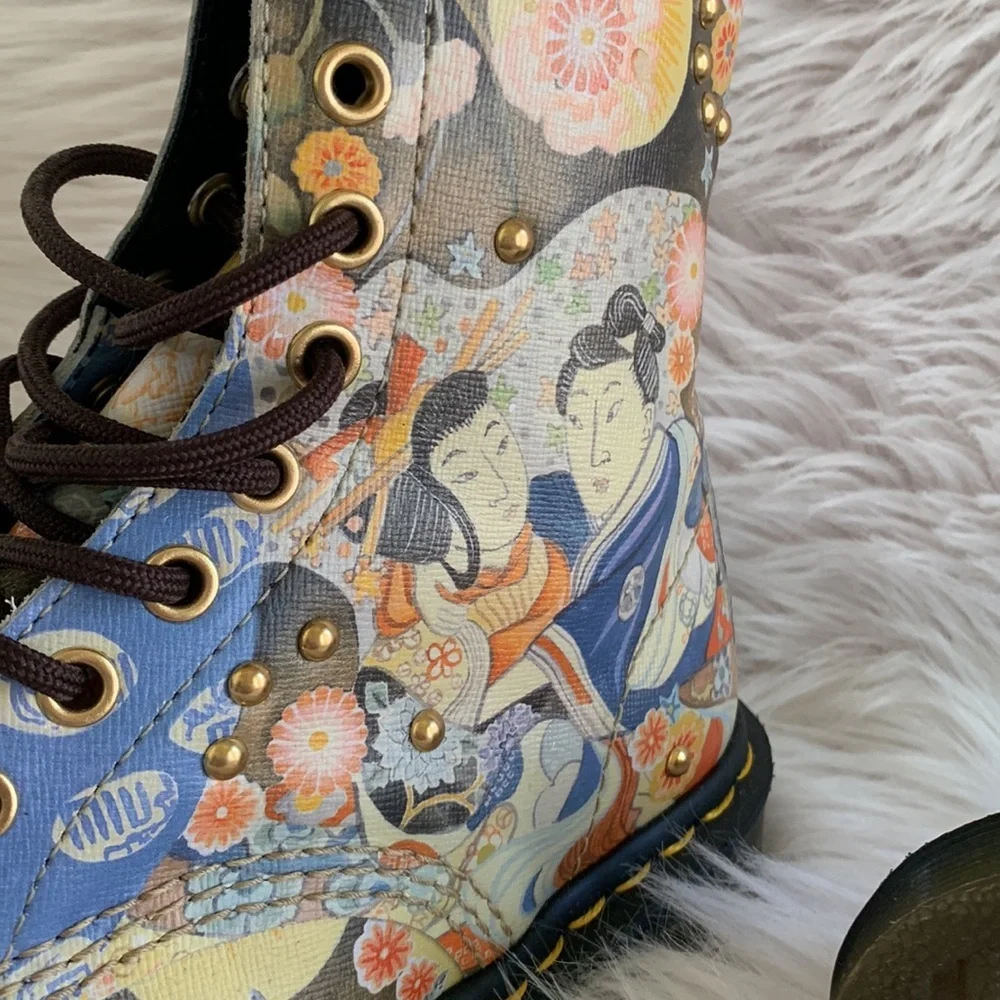 RARE Dr. Martens 1460 Pascal Eastern Art | US 6 - Picture 12 of 15
